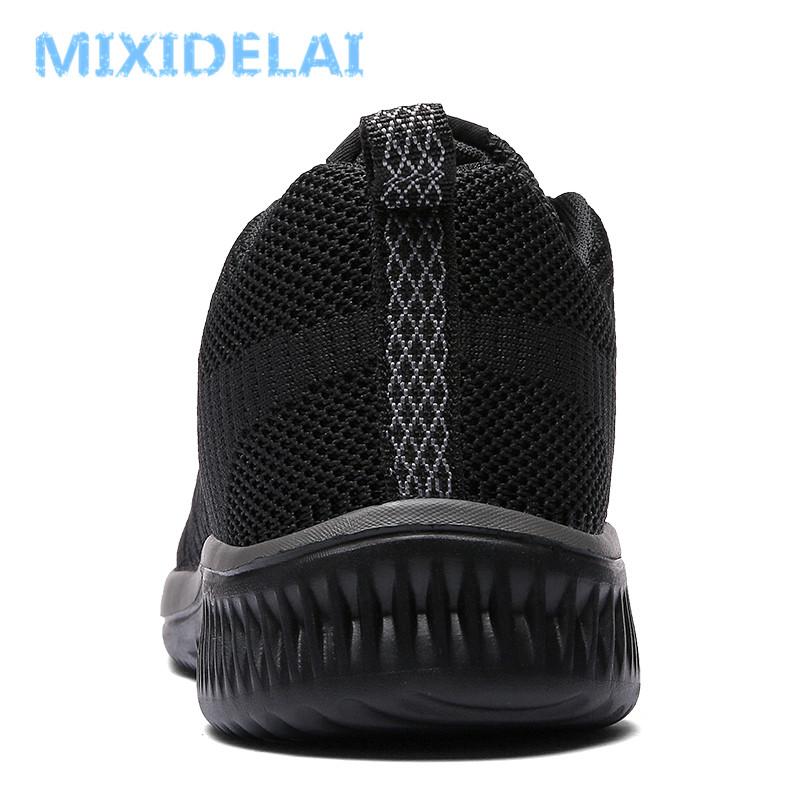 Mixidelai New Mesh Men Casual Shoes Lac-Up Men Shoes Lightweight Comfortable Breathable Walking Sneakers Tenis Feminino