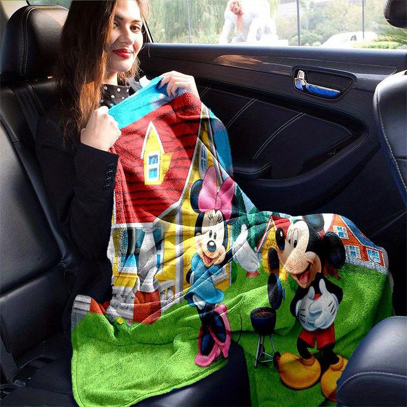 Mickey & Minnie Decke Weiche, Warme Flanell-Kuscheldecke für das Sofa, Weiche Warme Bettwäsche-Tagesdecke, Einzigartige Geschenkidee.