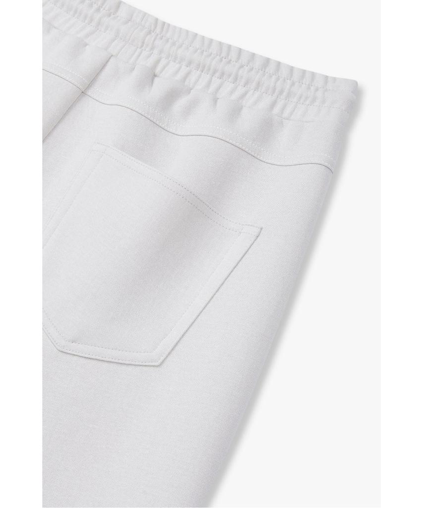 Bobeu Side Line Elastic Wide Pants_Light Gray 7156230008