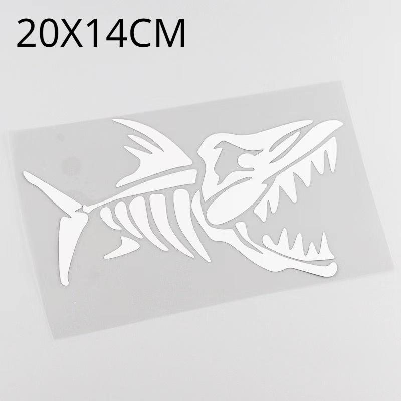 Fish Skeleton Skull funny vinyl car sticker waterproof car decal stickers on car truck bumper rear window
