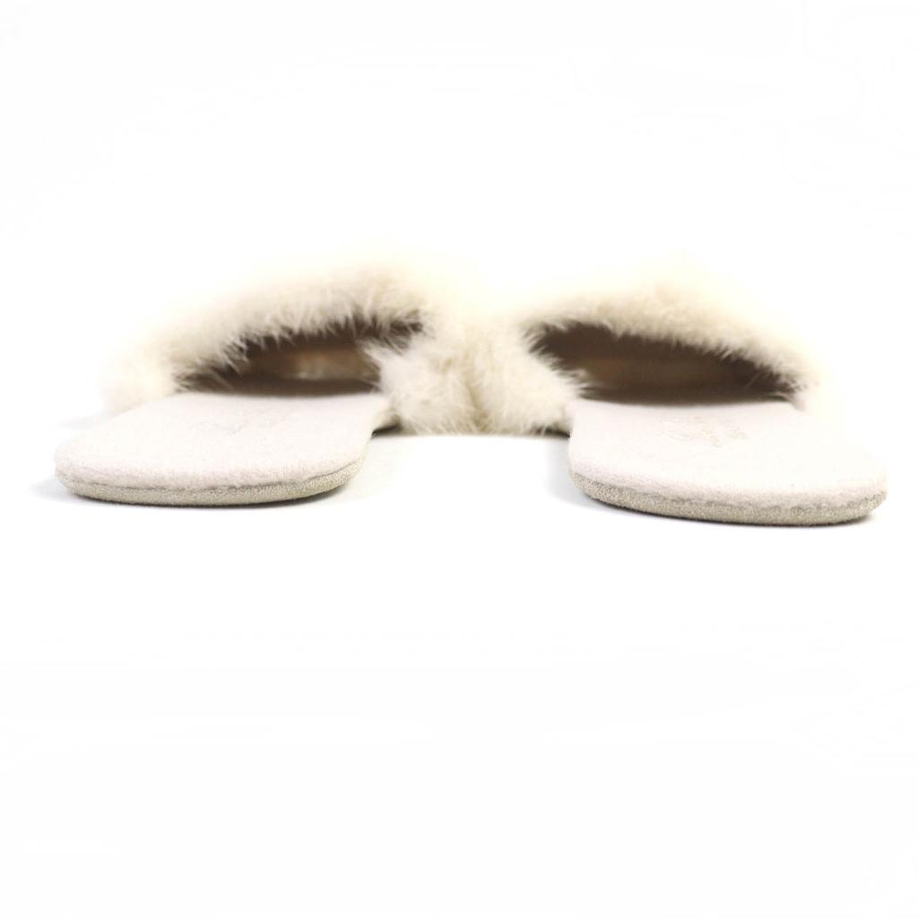 Loro Piana Other shoes fur slippers Beige MINK Women 36 Used