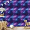 Watercolor Galaxy Wallpaper Blue, Violet, Indigo and Navy Blue 50x1000