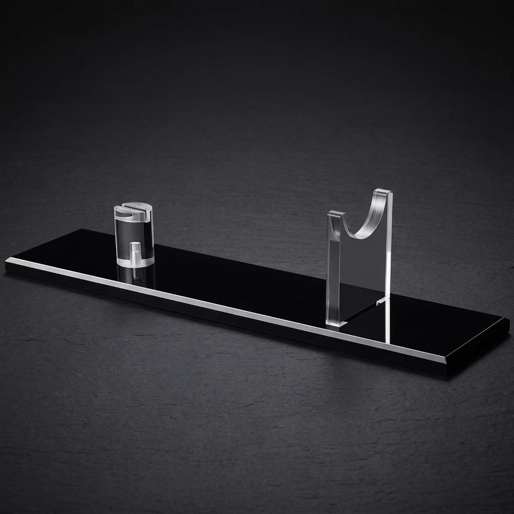 Blade Display Stand Stable Acrylic Horizontal Space-Saving for