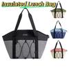 Waterproof Insulated Lunch Bag Large Capacity Cooler Lunch Handbag Thermal Lunch Box  Camping