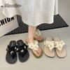 Fashion Women's Sandals Summer 2025 Outwear Fashion Flip Flops Floral Slippers Soft Sole Women Beach Slippers Size35 40 Pantuflas Mujer