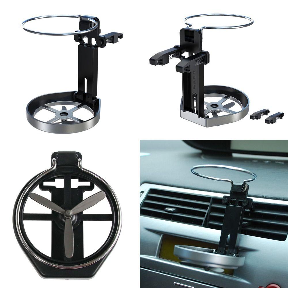 

Fan For Truck Fan Water Cup Frame Drink Holder Folding Cup Holder Auto Car Air-Outlet Cup Car Frame
