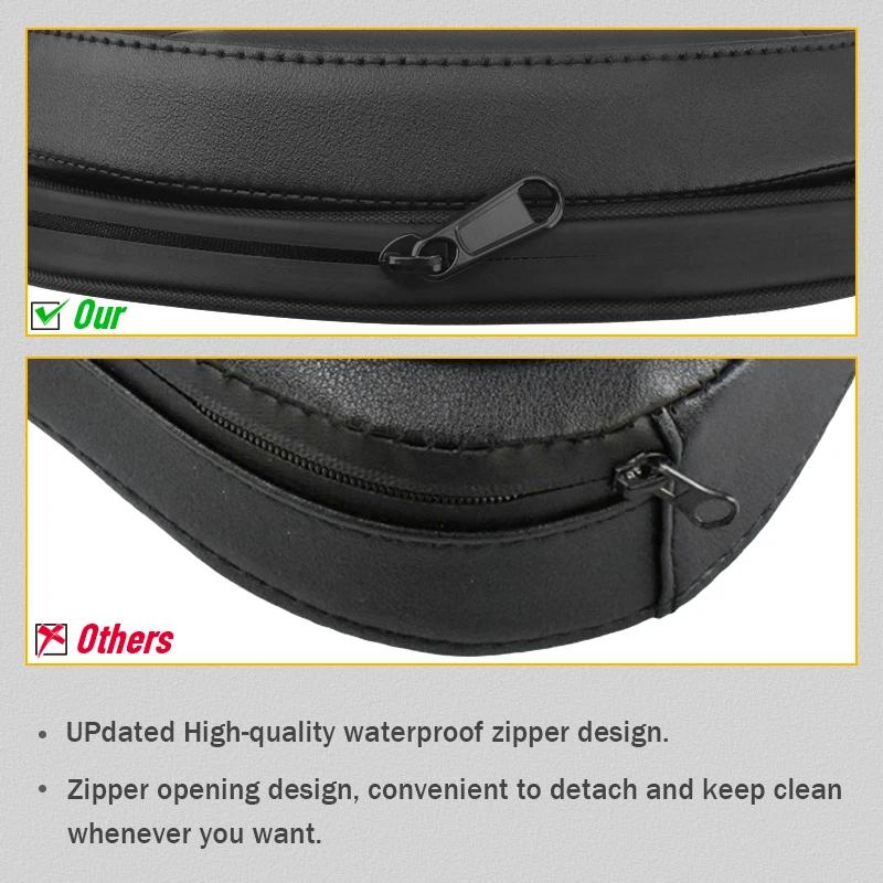 For Harley Touring 1994-2026 Softail 18-later Motorcycle Adjustable Front Driver Cushion Rider Backrest Pad W/Pocket Compatible