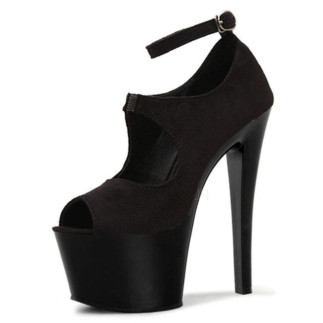 

2025 весна и осень новые туфли на шпильках с высоким каблуком «рыбий рот» водонепроницаемые туфли для стола одинарные женские туфли Азия 46