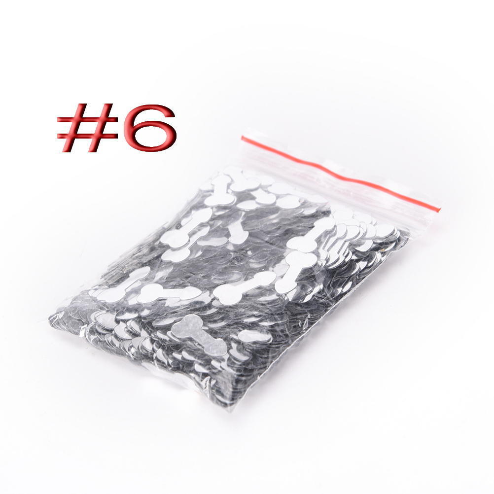 1 balení vícebarevného konfet Svatba Rozlučka se svobodou Párty pro nevěstu Dekorace