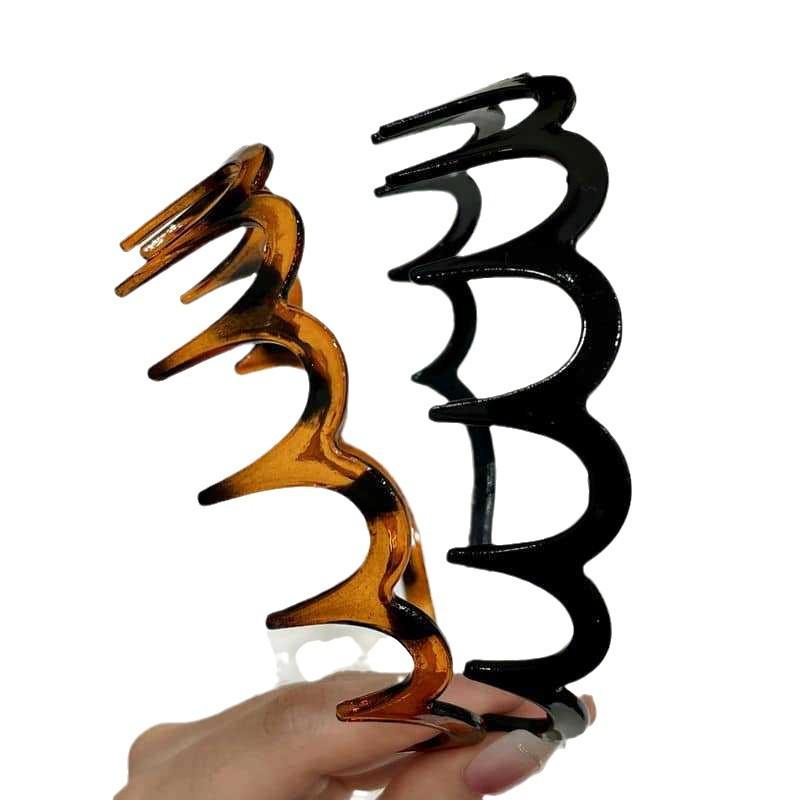 Summer Hairband With Toothed Broken Hair, Women'S Hairband For Going Out And Washing Face, Special Hairpin Headband