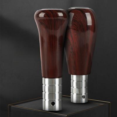 Car Gear Shifter Knobs Walnut Wood Grain Classic Gear Head Shift Shifter Lever Wood Grain Lever Stick Knob 5 Speed with Adapter