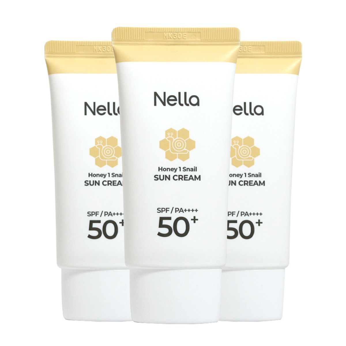 Honey One Snail White Moist Sun Cream 50g * 3