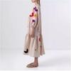 2024 Autumn/Winter Women's Loose Printed Lantern Sleeve Dress