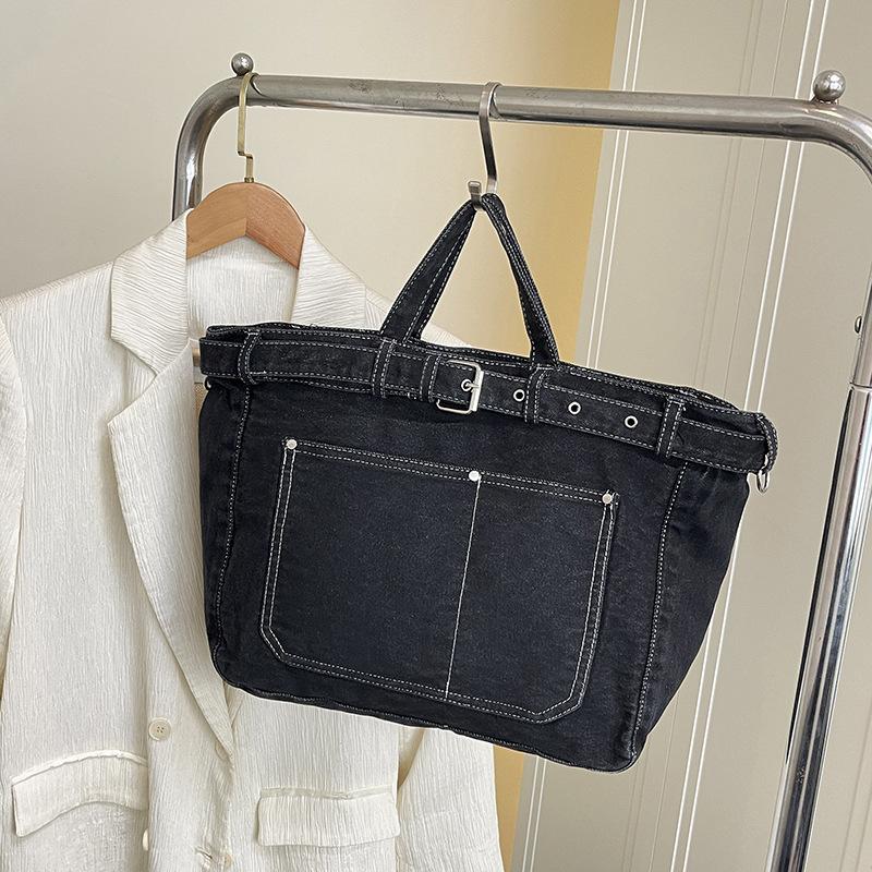 

Denim women handbag Large capacity 2026 New Casual Jeans Bag Woman Shoulder Crossbody Bag ladies hand bag Sac A Main Bolsos blue чорний