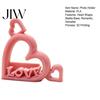 Couple Gift for Anniversary Heart Photo Stand with Embossed LOVE Letters, 3D Printed Vertical Slot Wedding Sign In Table Decoration Picture