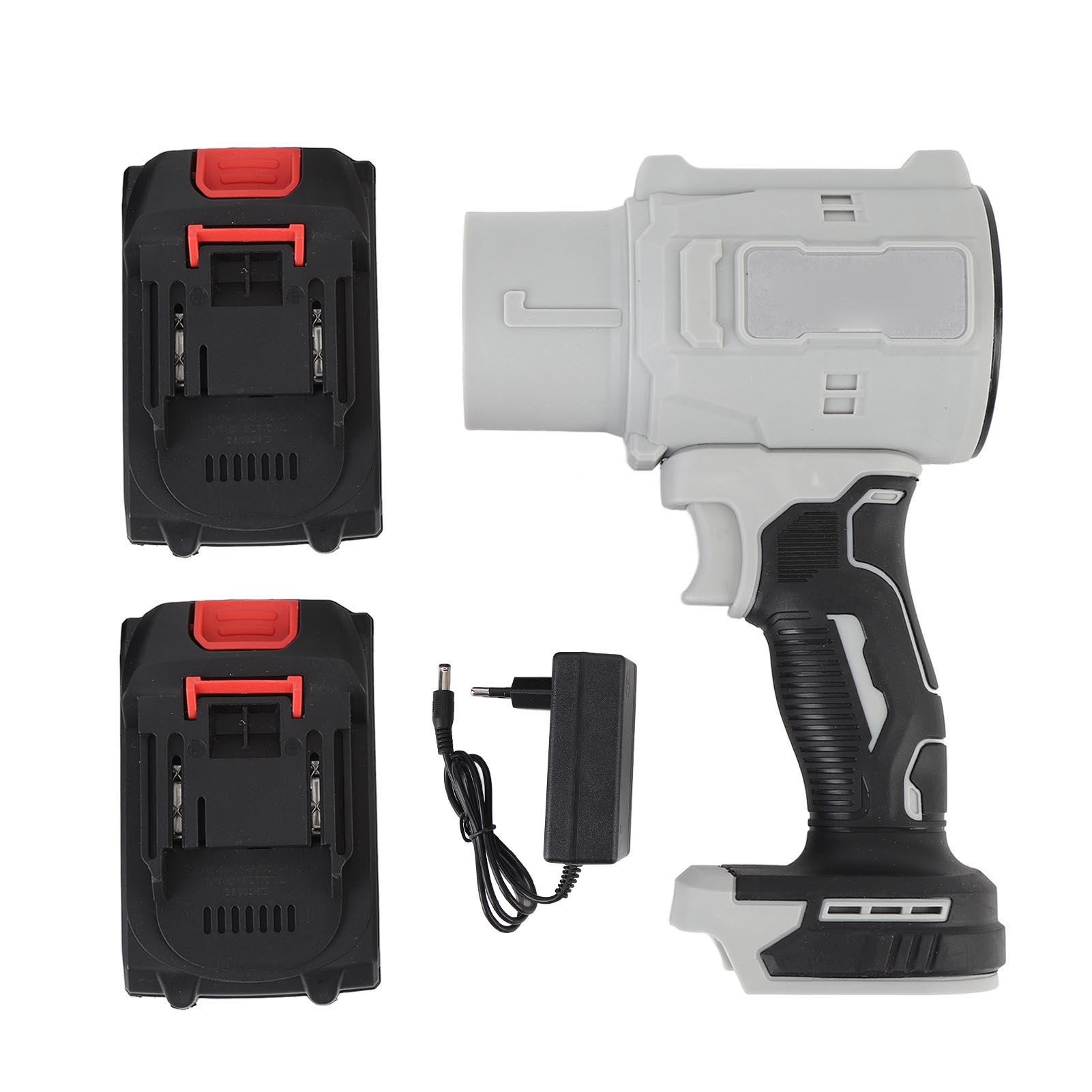 

Small Cordless Leaf Blower 130000RPM Handheld Electric Air Duster Dryer Blower with 2Pcs 8.888Ah