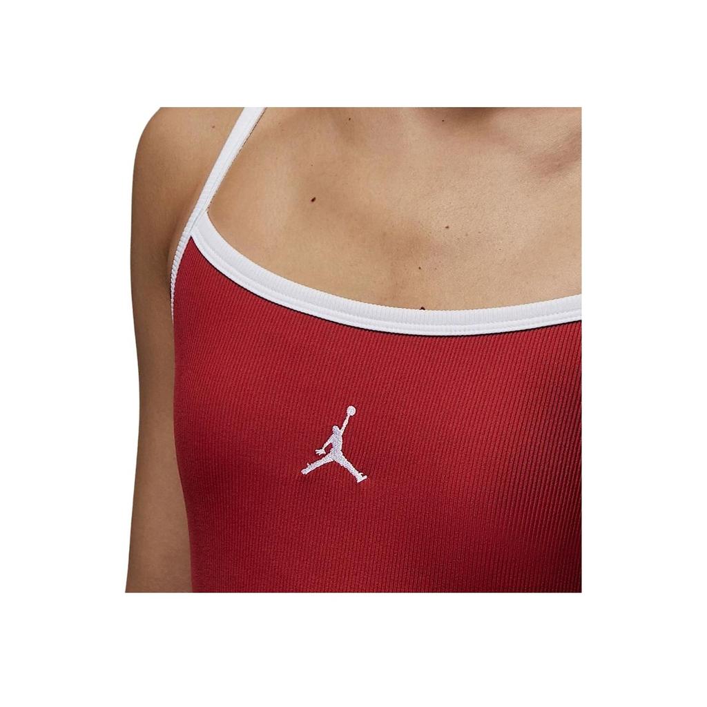 Jordan Comfortable Casual Simple Versatile Slip Dress Women Dresses Campus-Red HJ0063-636