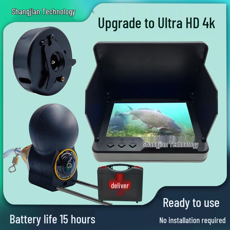 "2024 HD Underwater Fish Finder Camera: Visual Anchor Probe & Fishing Instrument"