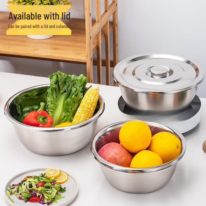Stainless Steel Kitchen Mixing Bowl Set