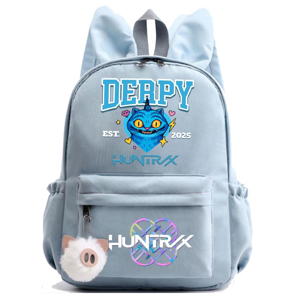 Anime Cartoon K-Pop Demon Hunters Printed Backpack for Teenger Children Student Schoolbag Girl Kid Gift Women Large Capacity Waterproof Travel Bag