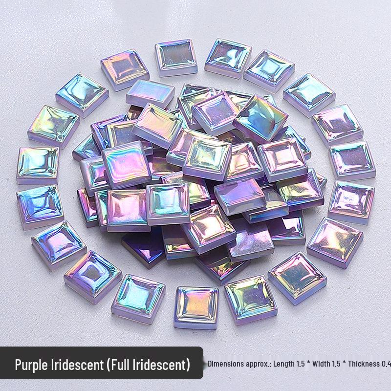 1kg Mosaic Iridescent Crystal Glass for DIY Children’s Handicrafts