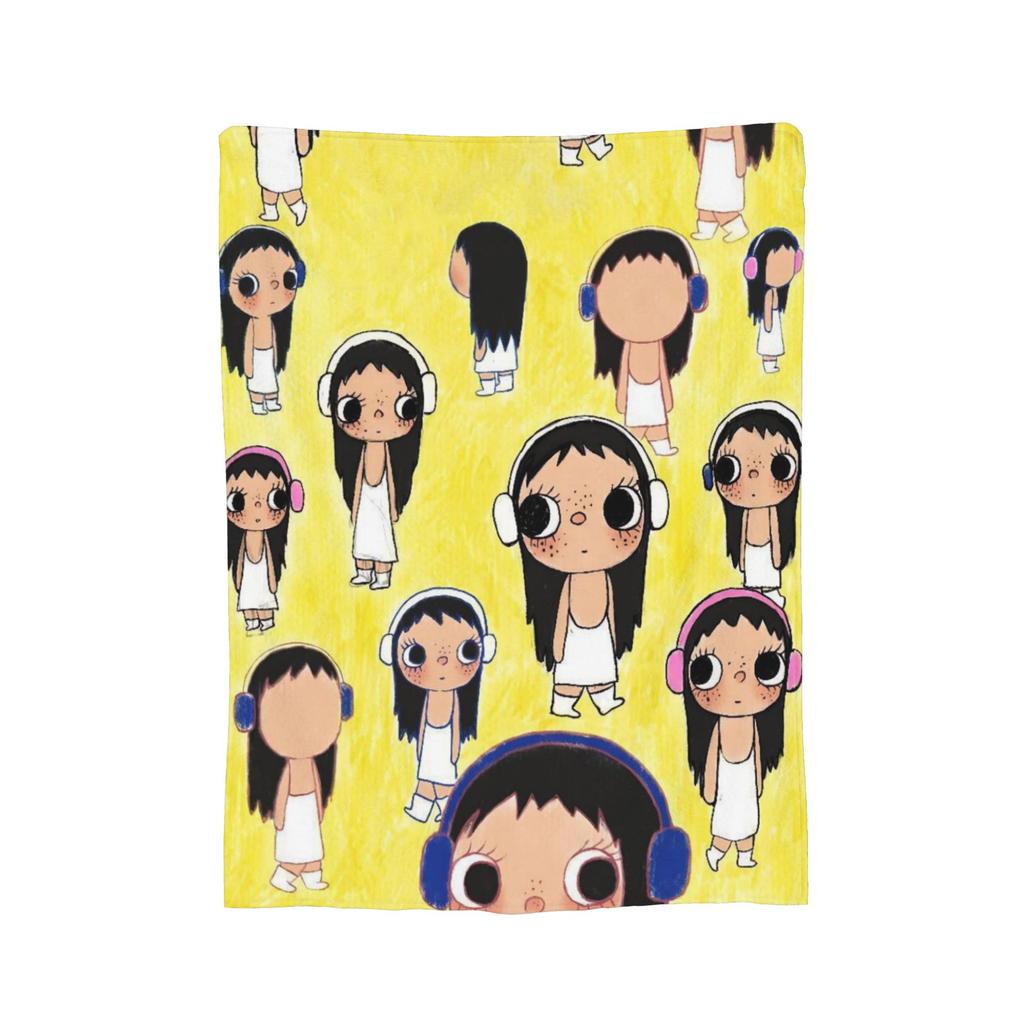 Yuy Manga Girl Пушистое одеяло Сяоюй Потрясающие пледы для дома El Sofa 150*125См Кусок ковра,