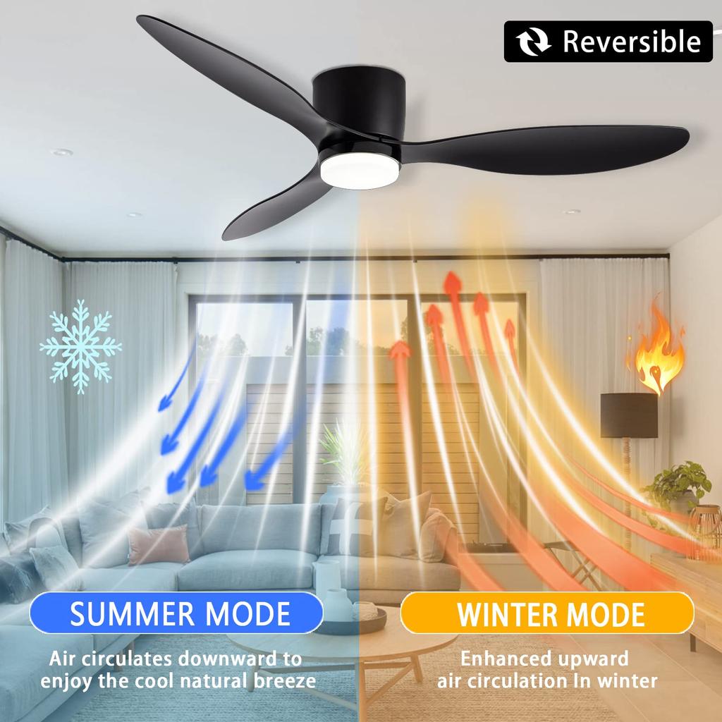 Minimalistischer Deckenventilator DC-Motor 6 Geschwindigkeiten Deckenventilator Licht Mit Fernbedienung Modernes Schlafzimmer Haushaltslicht Dekoration