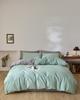 100% Egyptian Cotton 3 Piece Duvet Cover Set with 2 Pillowcases Single Double Queen King Size