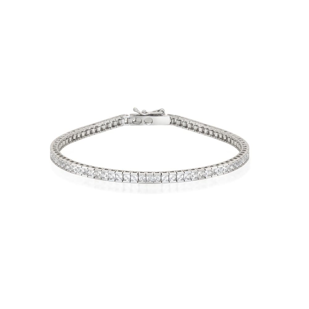 2mm Fashion White Tennis Bracelet Tbsbrw05132M