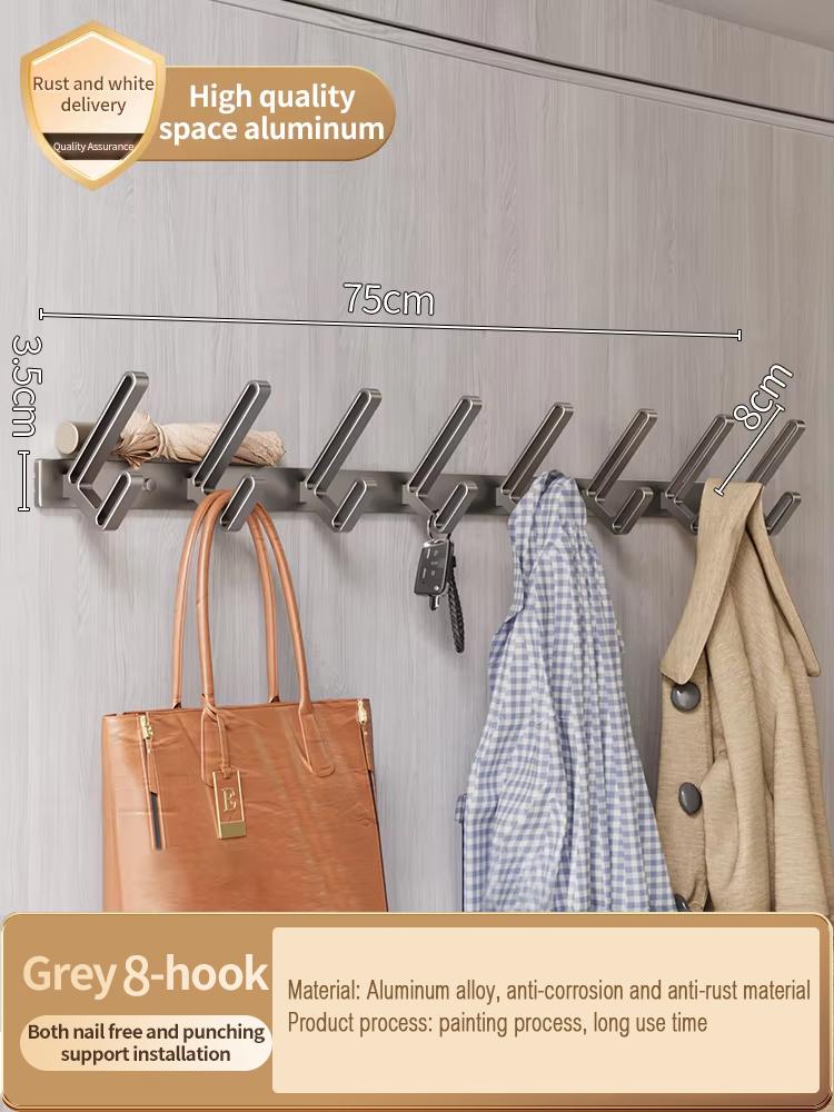 Kein Bohren Upgrade Die Oberen Und Unteren Großen Haken Wandhaken Türhaken Kleiderbügel Hängend für Küchenhaken