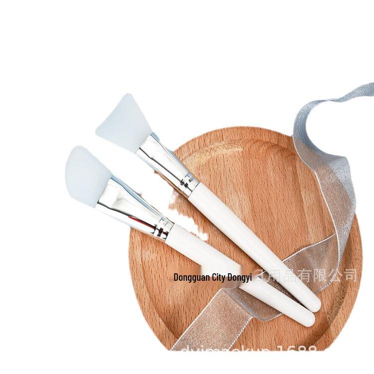 Silicone Knife-Shaped Face Mask Brush for Skincare Applications