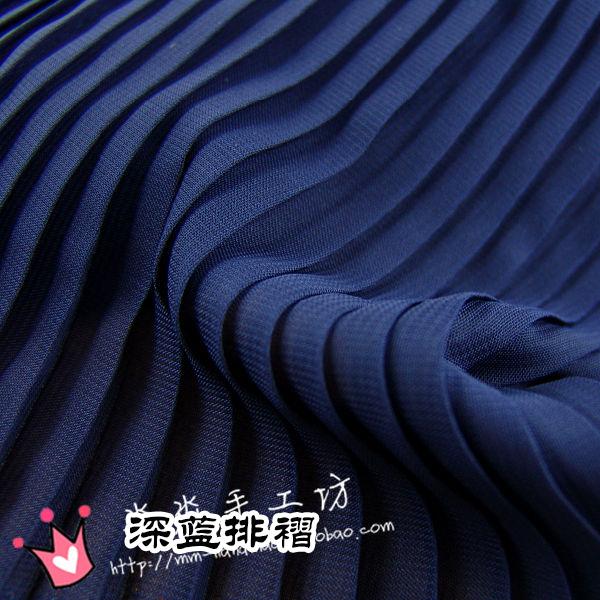 1 Stück mehrfarbiger plissierter Chiffonstoff plissierter Stoff einfarbig für Organza Kleid Rock Crinkle Stoff Meterware