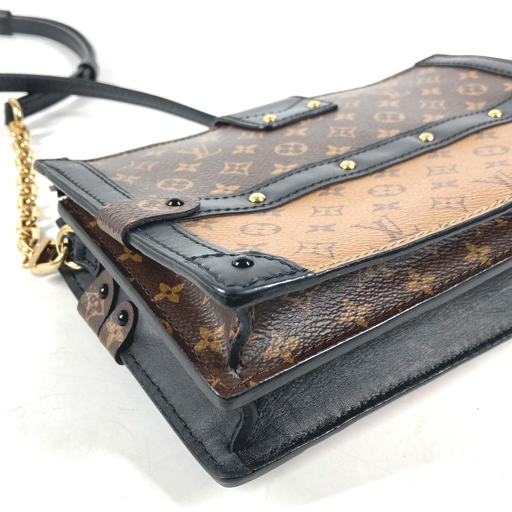 Louis Vuitton M43596 Monogram reverse Trunk Clutch 2WAY Pochette Shoulder Bag