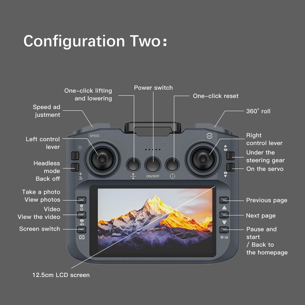 YL05 MAX Drone 8K Aerial HD Dual Camera Intelligent Obstacle Avoidance Screen Remote Control Brushless Power GPS Toys Drone