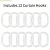 A Bathroom Shower Curtain, Handmade Craft Market, Mushroom Festival Shower Curtain, Includes 12 Hooks, 70.87*70.87inch Bathroo