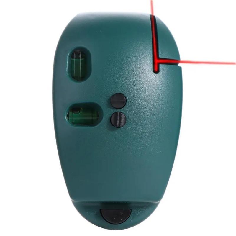 1pc Vertical Mouse Laser Level Infrared Horizontal Line Right Angle Bubble Level Leveling 20M Long Distance 2 Lines Laser Levels