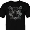 Tiger Bling Rhinestone Unisex Amp 39 S T Shirt Vintage Casual Breathable Soft Fashion Homme Comfortable