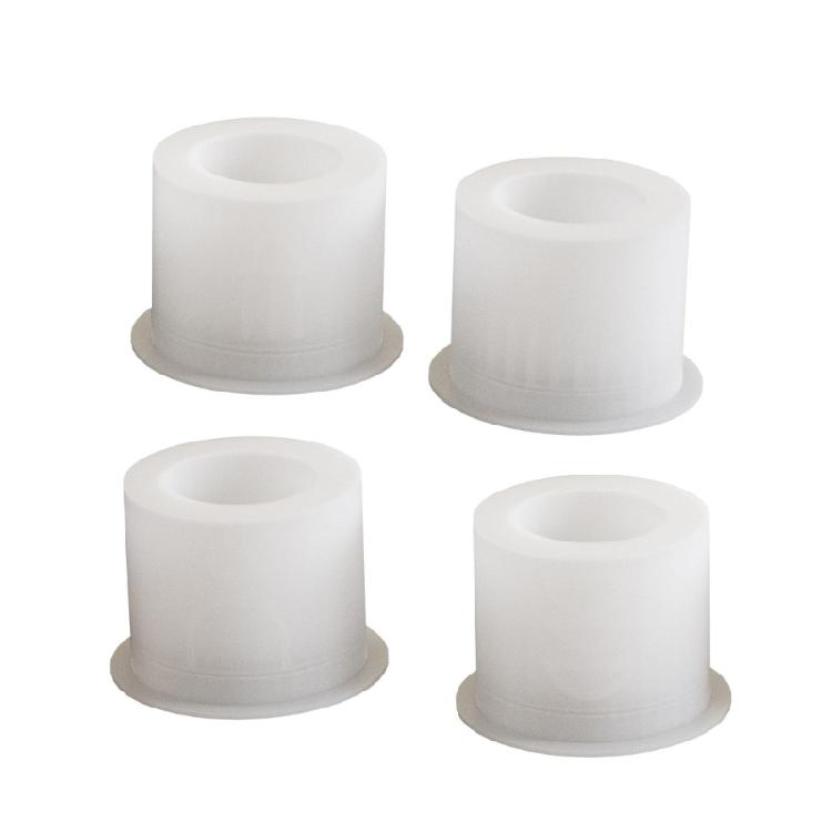 Silicone Crafting Mold Elegant Round Shape Candle Holders Moulds Candle Organizers Molds Suitable for Hand-Making