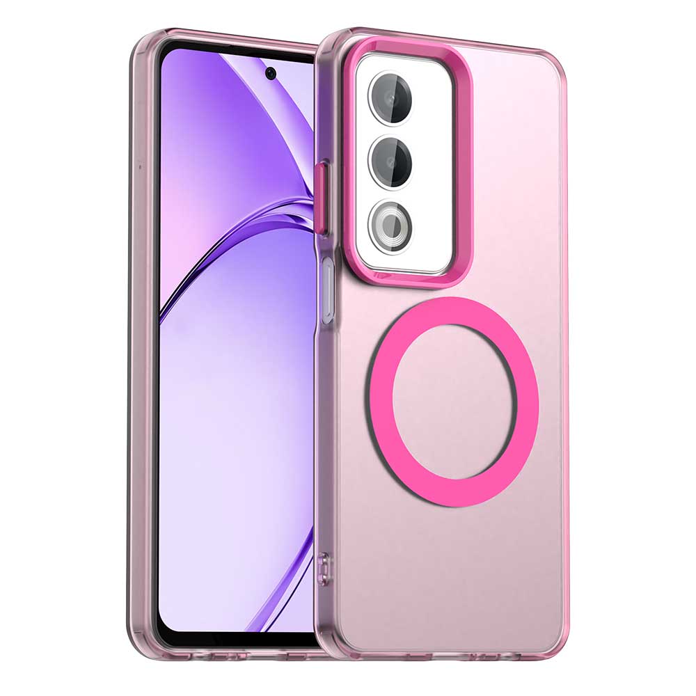 

For OPPO A3 A3 Pro Slim Dropproof Shockproof Anti-Fingerprint Magnetic Matte Phone Case OPPO A3 Global червоний