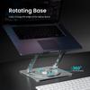 Justerbart Aluminiumstativ för Laptopkylare med RGB-belysning X16