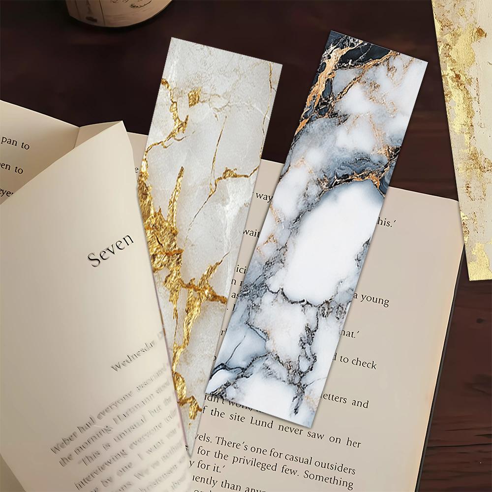 32pcs, marble-patterned bookmarks, perfect for teachers, readers and book lovers, perfect for gifts, parties and birthdays