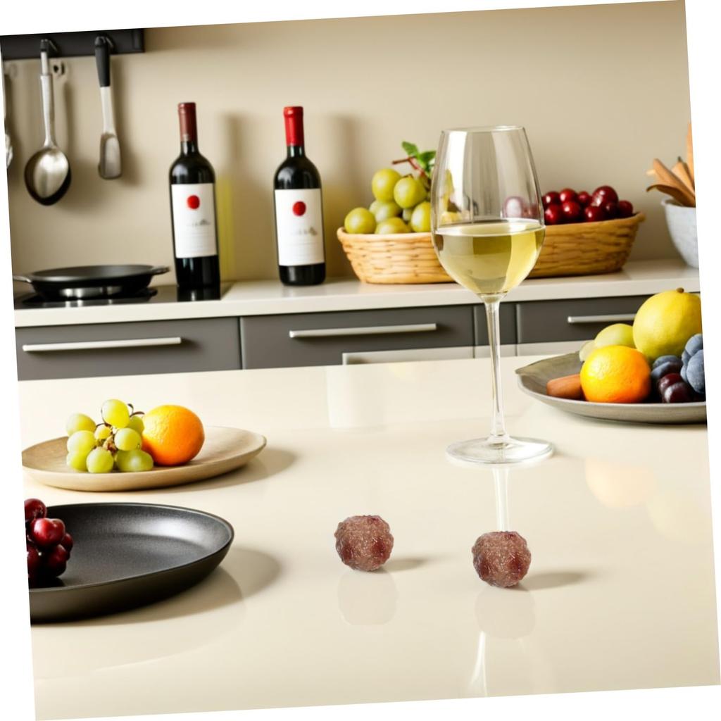 Abaodam Realistic Beef Fake Food Set of Restaurant Sample Kitchen Photography Party Interior PVC Food Models for and Cooking Classes Meatballs, 16,