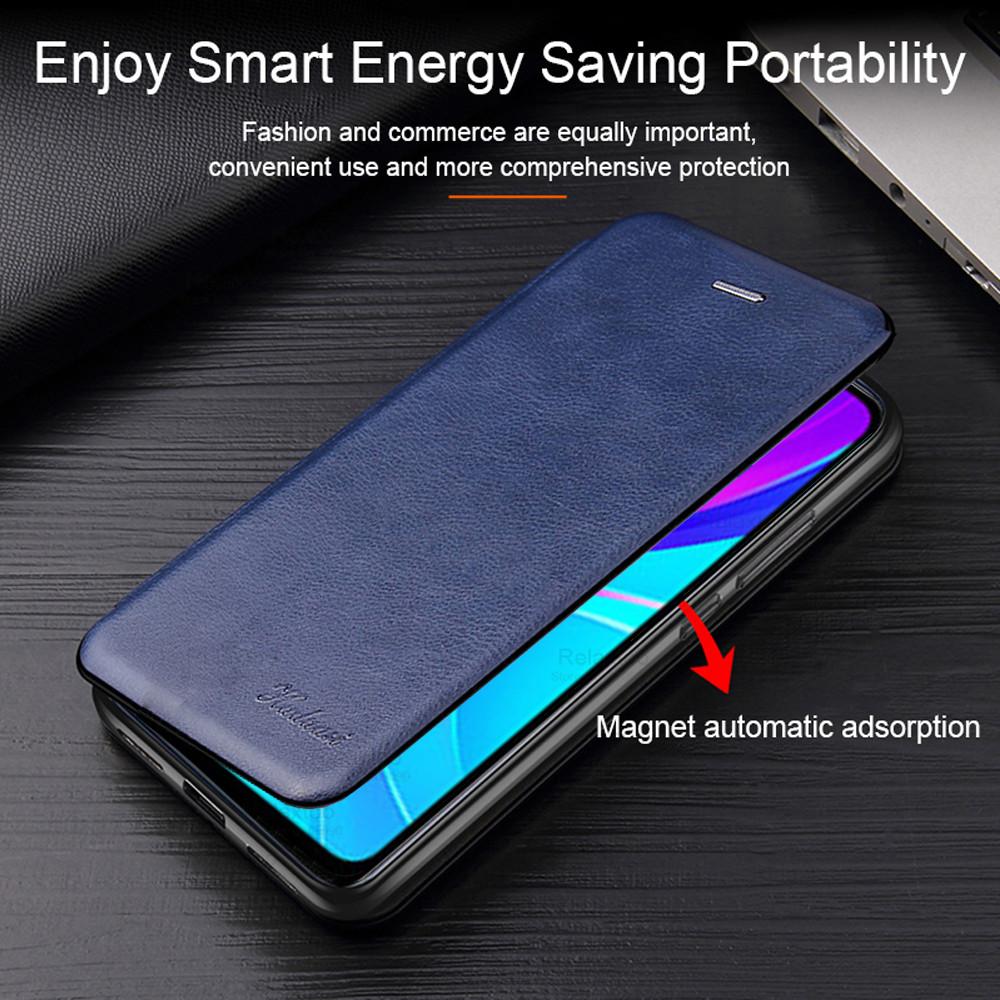 Кожаный флип магнитный чехол для Xiaomi Redmi 9c nfc Примечание 8T 8A ...