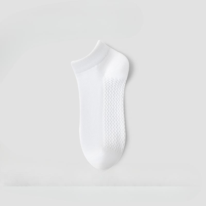Men's Thin Summer Deodorant Sweat Absorbent Mesh Socks
