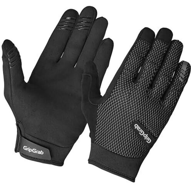Велосипедные перчатки GripGrab Descent Insidegrip [черные] S