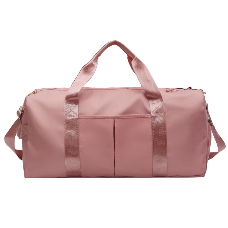 Shoe Compartment Yoga Sports Bag With Wet/Dry Separation, Women's Logo, Large Capacity for Short Trips