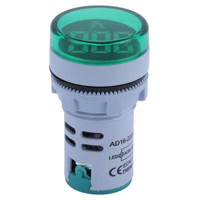 AD16?22FSV Runde Form Digitaler Spannungssignalindikator Spannungsmesser Indikator 60~500V ACGrün