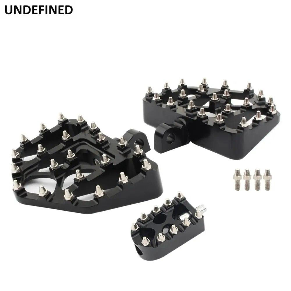 MX Offroad Floorboards Wide Foot Pegs Bobber Shifter Pegs Pedal Foot Rest For Harley Dyna Sportster 883 Softail Street Bob FXDF