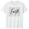Faith Inspirational Words Spirituality Mens Womens Graphic Tee