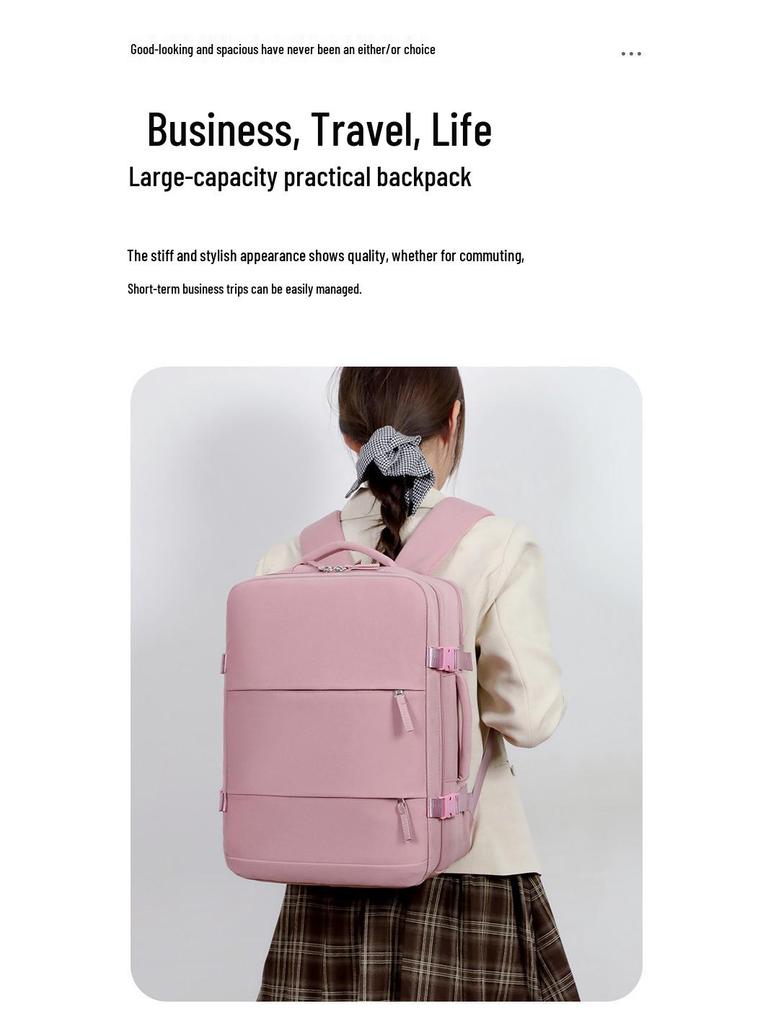 Multifunctional Large-Capacity Business Backpack for Men and Women – Ideal for Commutes and Business Trips